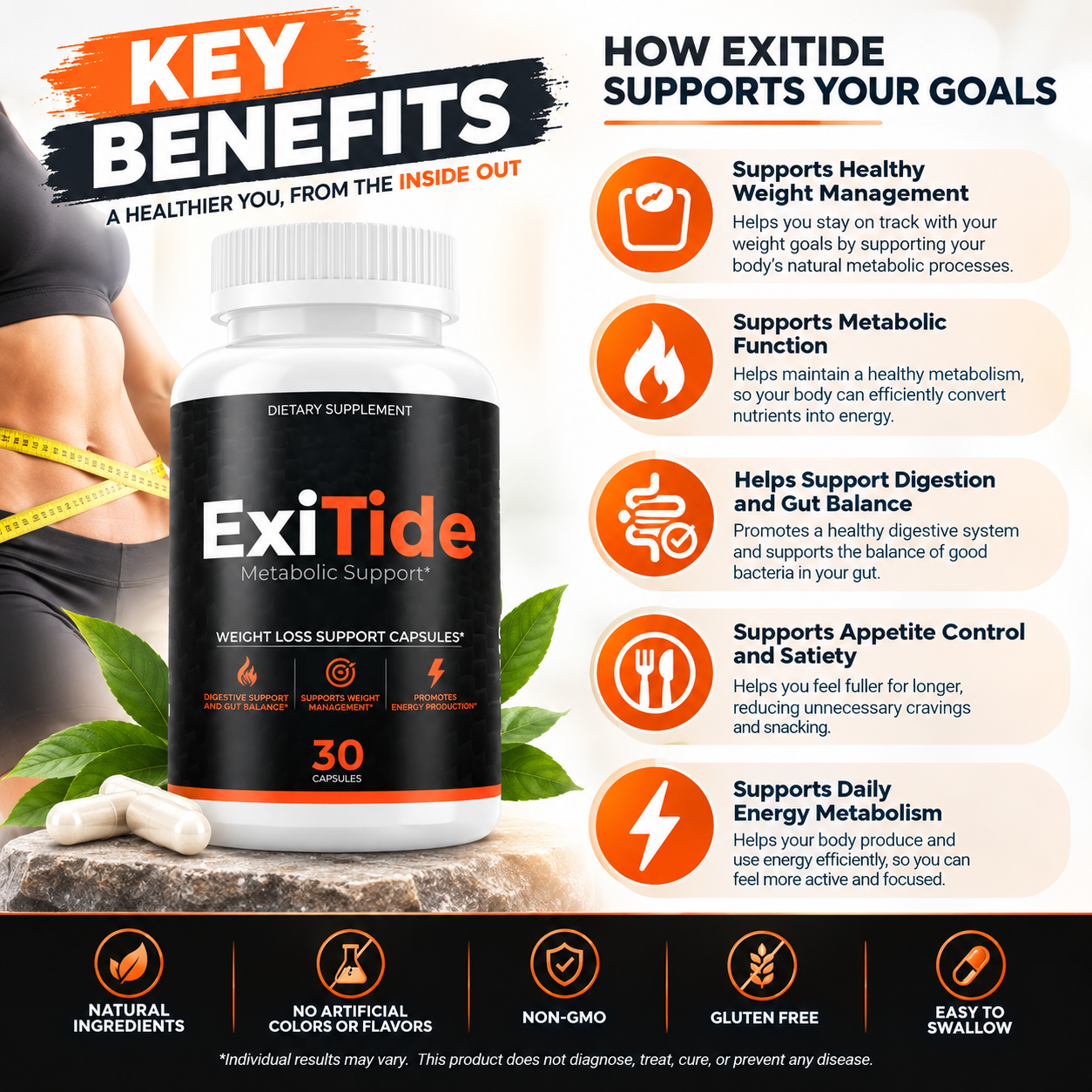ExiTide benefits: metabolic support capsule
